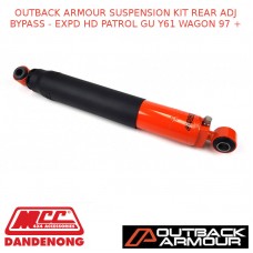 OUTBACK ARMOUR SUSPENSION KIT REAR ADJ BYPASS - EXPD HD PATROL GU Y61 WAGON 97 +